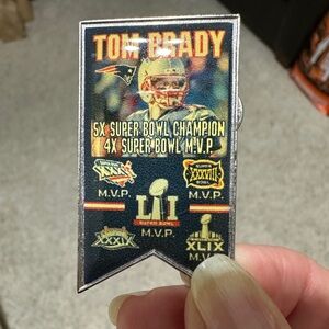 Tom Brady Super Bowl Champion Pin